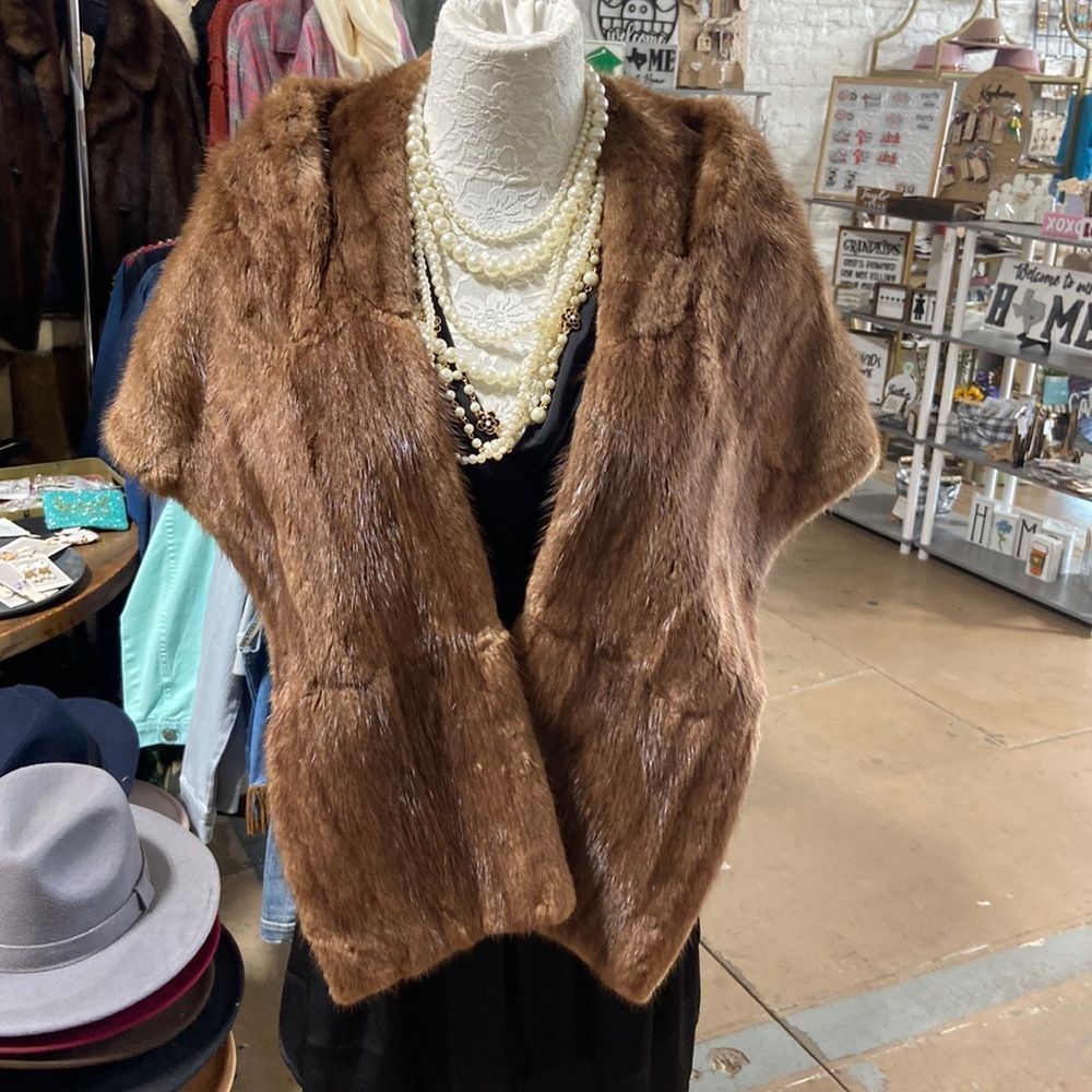 Mink Stole Wrap by Benoit Furrier